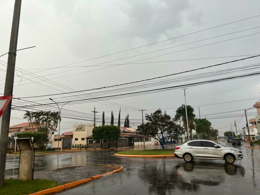 Imagem de compartilhamento para o artigo Quinta-feira será de chuva e temperatura de 31°C em Chapadão do Sul da MS Todo dia